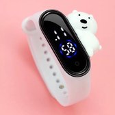 Kinderhorloge - Kids Digitale Led Horloge - Wit