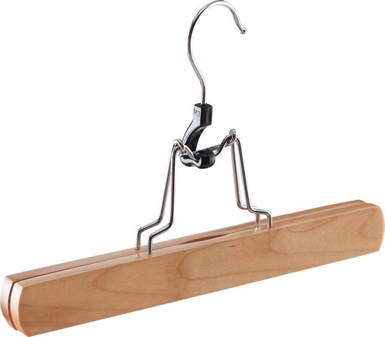 Zeller Kledinghanger - hout - 36 cm - luxe broek/rokhanger