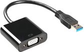 USB3.0 naar VGA adapter - 0,15 meter -Zwart