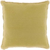 Unique Living | Kussen Floyd 45x45cm soft yellow | Kussen woonkamer of slaapkamer