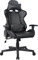 Gamestoel Thomas - bureaustoel racing gaming - ergonomisch - zwart