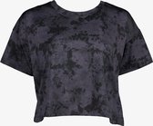 Osaga dames cropped sport T-shirt - Grijs - Maat S