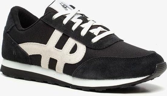 Hush Puppies suede dames sneakers - Zwart - Maat 37 - Echt leer | bol.com