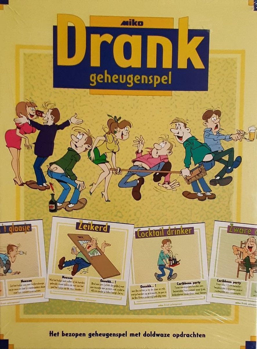 Drank geheugenspel Miko Bordspel