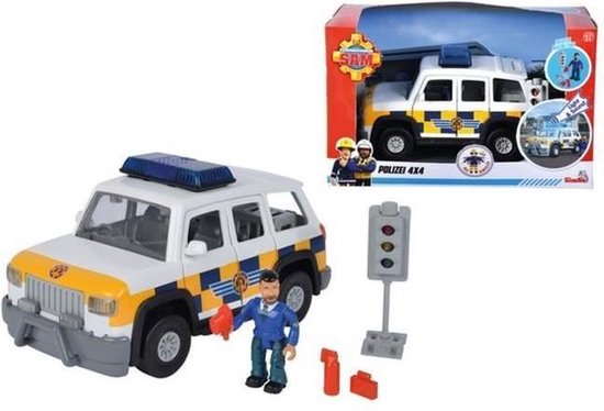 Simba Brandweerman Sam - Fire-Police Rescue Team Speelgoedvoertuig