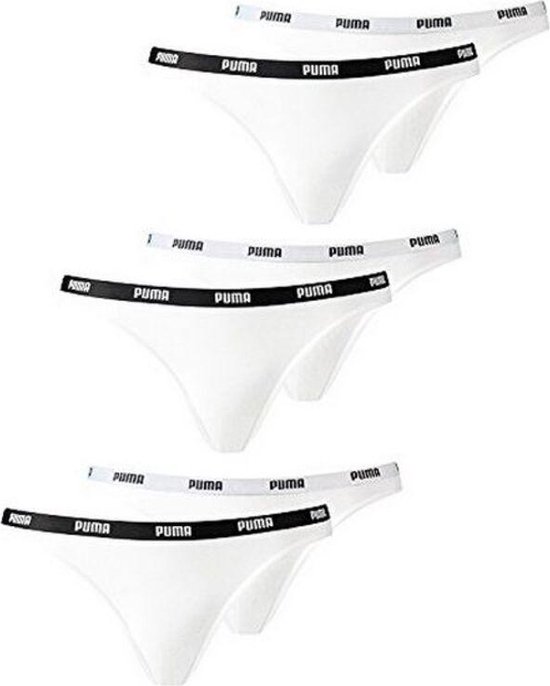PUMA Iconic Bikini 2P Dames Slips - Zwart - Maat XL