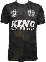 King Pro Boxing Star 1 Camo Forest Performance Aero Dry T-shirt maat L