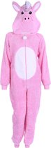 Roze onesie-pyjama - Eenhoorn / MAAT S