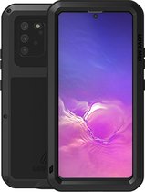 Samsung Galaxy S10 Lite hoes - Love Mei - Metalen extreme protection case - Zwart - GSM Hoes - Telefoonhoes Geschikt Voor: Samsung Galaxy S10 Lite