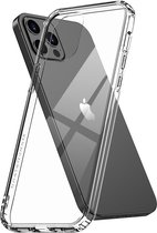 iPhone 12 / iPhone 12 Pro Hoesje, MobyDefend Transparante Shockproof Acryl + TPU Case, Volledig Doorzichtig | GSM Hoesje / Telefoonhoesje Geschikt Voor: Apple iPhone 12 / iPhone 12 Pro