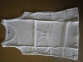 Petit Bateau - 2 Pack - Onderhemd - 1x tshirt en 1x singlet - Wit lijntje - 10jaar 138