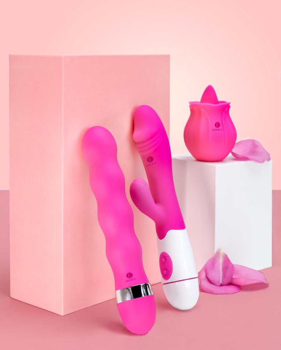 Goedkoopste Erodit® Hot Flaming Multiple- Erotisch geschenk set- tarzan vibrator- G-spot buttplug- Anaal dildo- Tong vibrator- vibrators voor vrouwen -sex toys- Cadeau voor vrouw- seksspeeltjes voor koppels- Erotiek voor vrouwen, koppels