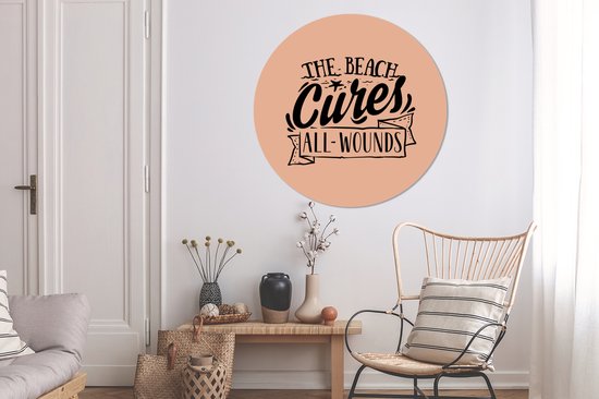 WallCircle - Tableau - Summer Xxl - Multicolore - 120 X 120 Cm