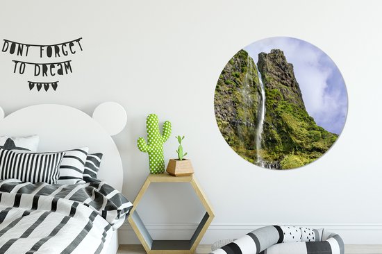 WallCircle - Wall Circle - Wall Circle - Açores - Cascade - Roche - Aluminium - Dibond - 90x90 cm - Intérieur et Extérieur