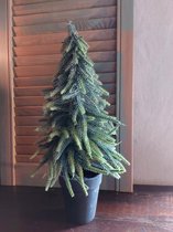 Swiet Home - Kunst kerstboom 'Demu' met pot - Hoogte 37cm