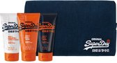 SUPERDRY SPORT- Heritage Travel Edit- shampoo + conditioner, body wash en face wash