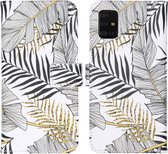 iMoshion Design Softcase Book Case Samsung Galaxy A51 hoesje - Glamour Botanic