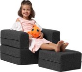Xoft Living Kinderbank Snapsit Junior Single Zwart