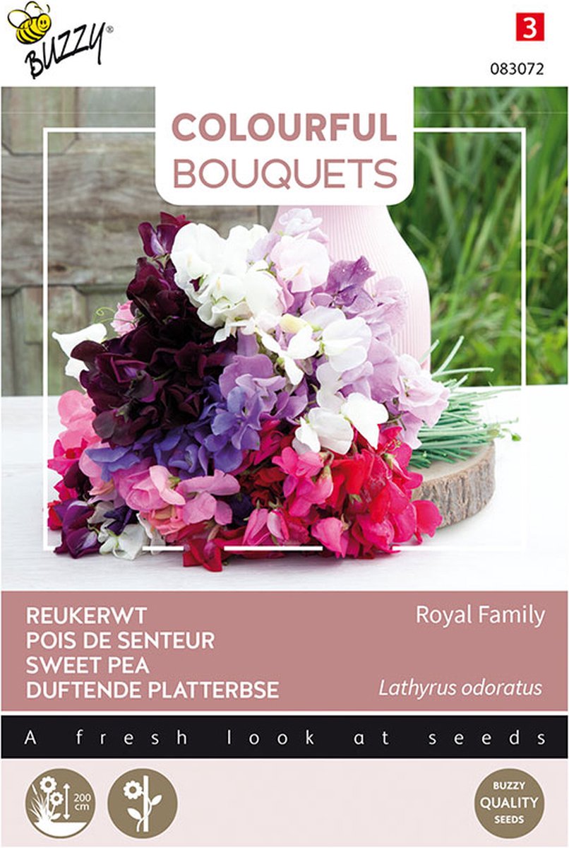 Buzzy bloemzaad - Reukerwt Royal Family | Colorful Bouquets