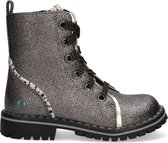 BunniesJR 221938-889 Meisjes Biker Boots - Zilver - Imitatieleer -