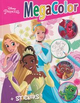 Disney - Princess - Kleurboek - Stickerboek - Vakantieboek