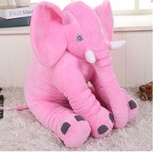 Roze pluche olifant - knuffel 38cm - kraamcadeau - baby kind knuffel
