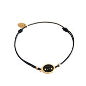 RVS armband | Elastisch armbandje met sterren | goud | Dames