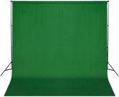 Professioneel 600 x 300 cm Green Screen - Geweven - Chroma Key - Zonder Stand - Achtergrond Doek Groen - Greenscreen - Studio