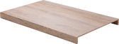 Traprenovatie overzettreden met neus (2 stuks) | PVC toplaag | Dubbel gerookt eik | 100 x 60 cm