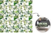Tafelkleed - Tafellaken - 120x120 cm - Planten - Waterverf - Groen - Binnen en Buiten