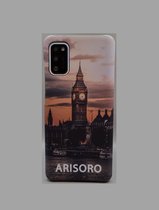 Arisoro Samsung Galaxy A41 hoesje - Backcover - Londen