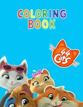 44 Cats Coloring Book