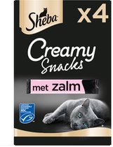 Sheba Creamy Snacks Zalm 4 stuks