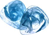 Epoxy plectrum licht blauw swirl 3.00 mm 2-pack