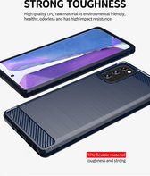Telefoonhoesje - Back Cover - Geschikt Voor Samsung Galaxy Note20 - Blue
