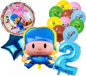 Pocoyo Folie Ballon Cartoon Digitale Nummer Verjaardag Ballonnen Kids Baby Shower