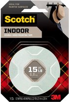 Scotch - Dubbelzijdige Montagetape - Wit - voor binnen - tot 4kg