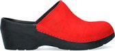 Dames Slippers Wolky 0607511-500 Clog Red Rood - Maat 38