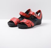 Wolky Sandalen Epoch rood leer