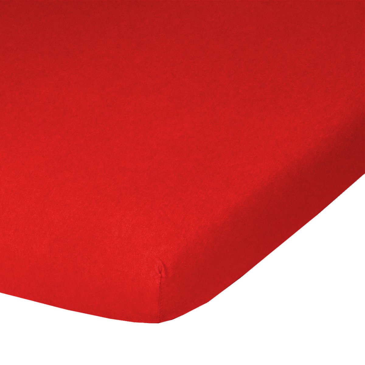 Polydaun - Hoeslaken - Splittopper - Jersey - 180 x 200/220 cm - Rood