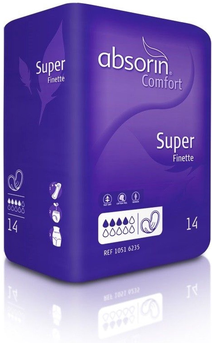 Goedkoopste Absorin Comfort finette super 14 Stuks