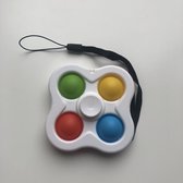 Mini Fidget Simple Dimple Spinner - Tik Tok - Wit - Pop it - Fidget Toys
