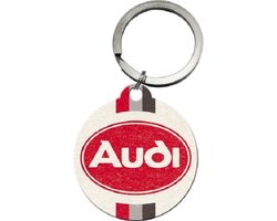 Audi Sleutelhanger Ø 4 cm.