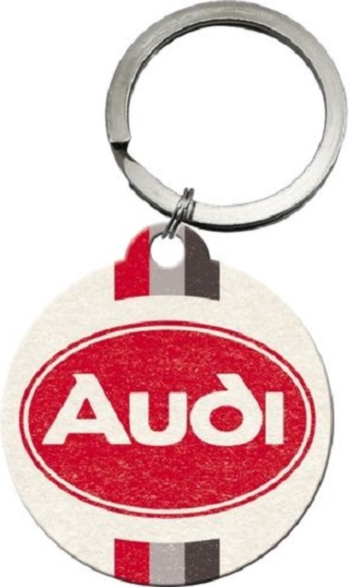 Audi Sleutelhanger Ø 4 cm.
