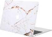 iMoshion Design Laptop Cover MacBook Air 13 inch (2018-2020) A1932/A2179 - White Marble