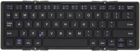 Opvouwbaar toetsenbord - Zwart | bol.com