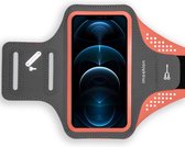 iMoshion Hardloop telefoonhouder - Hardloopband -  Universele Sportarmband - Ruimte voor pasje en sleutel - van 6,2 t/m 6,9 inch -  Oranje