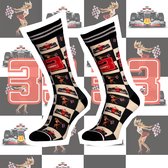 Sock My Feet - Grappige sokken heren 2pack - Maat 39-42 - Sock My Max - Formule 1 sokken - Funny Socks - Vrolijke sokken - Leuke sokken - Fashion statement - Gekke sokken - Grappig
