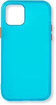 iPhone 12 / 12 Pro Telefoonhoes - Blauw - Siliconen Hoes - Phone Cover