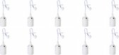 Verhuisfitting 10 Stuks - E27 Fitting/Houder - Kunststof Wit 15cm Draad - BES LED